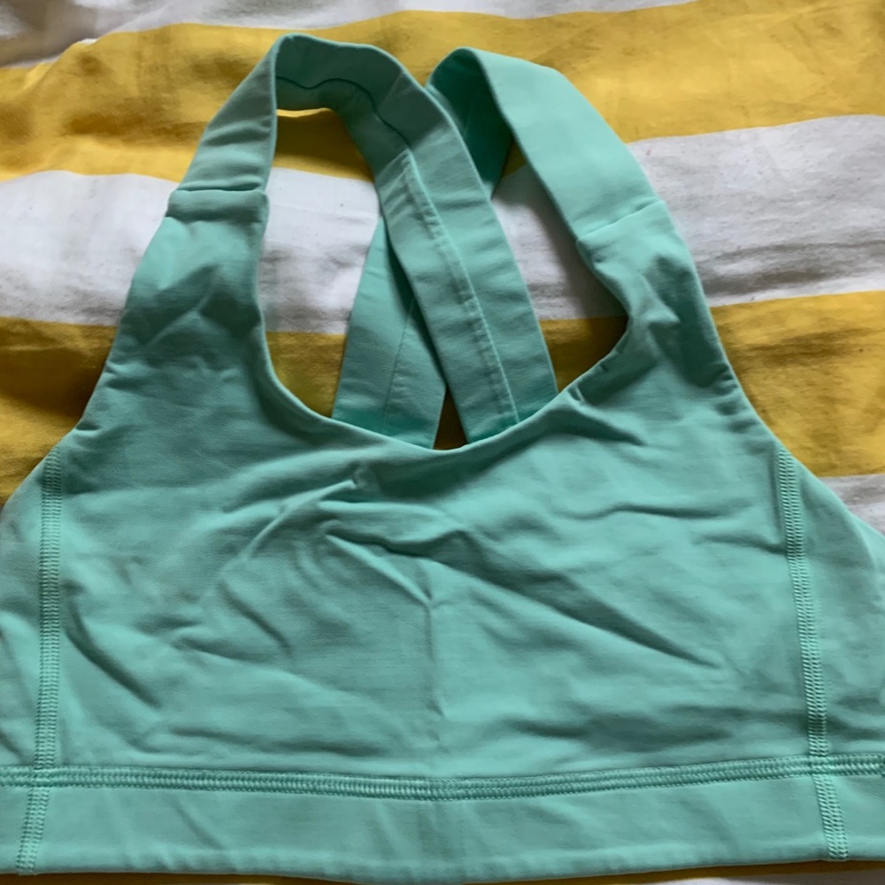 Teal Lululemon ALL SPORT bra size 6